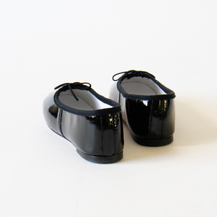 バレエシューズ Slip on Ballet Shoe patent Black バレエシューズ Slip on Ballet Shoe patent Black
