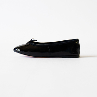 バレエシューズ Slip on Ballet Shoe patent Black バレエシューズ Slip on Ballet Shoe patent Black