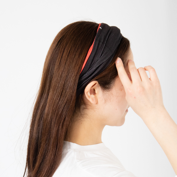 ヘアバンドとしても使用できます