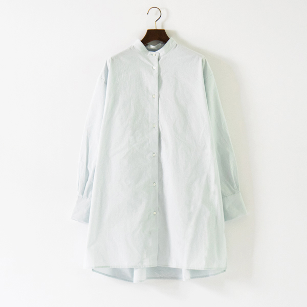 MIDDLE シャツ 先染めタイプライターコットン(LGY) MIDDLE シャツ 先染めタイプライターコットン(LGY)