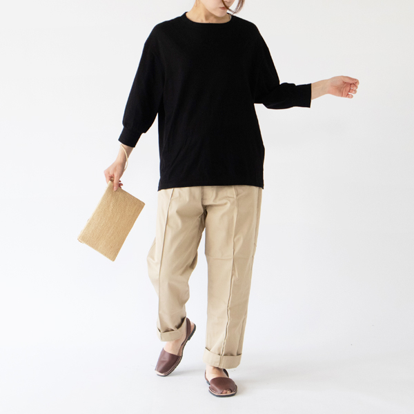 身長162cm・BLACK