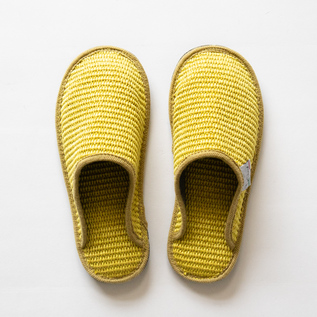 スリッパ STELLA RAFIA LIME／Le Clare（レ・クラレ）｜愛着を持って