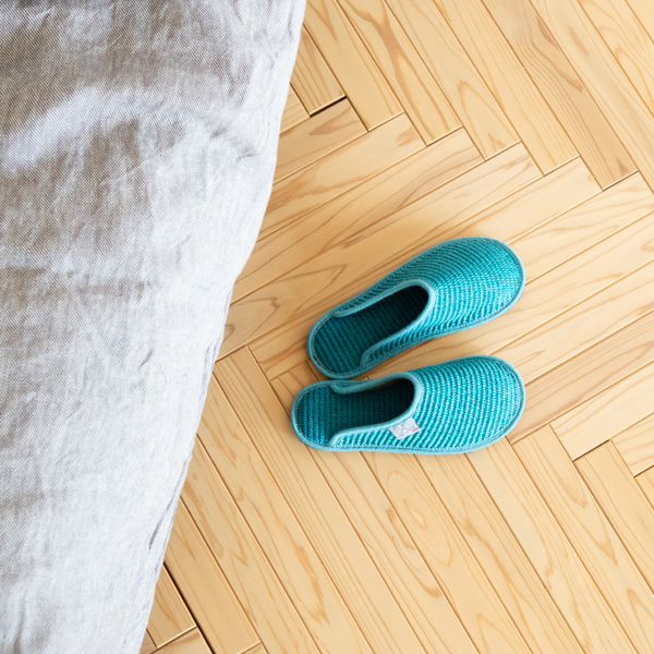 スリッパ STELLA RAFIA TURCHESE