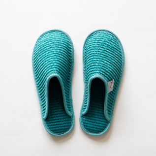 スリッパ STELLA RAFIA TURCHESE スリッパ STELLA RAFIA TURCHESE