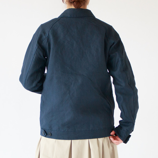 リネンブルゾン SPENCE BRYSON LE BLOUSON MARINE／LE TRAVAILLEUR