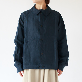 リネンブルゾン SPENCE BRYSON LE BLOUSON MARINE／LE TRAVAILLEUR