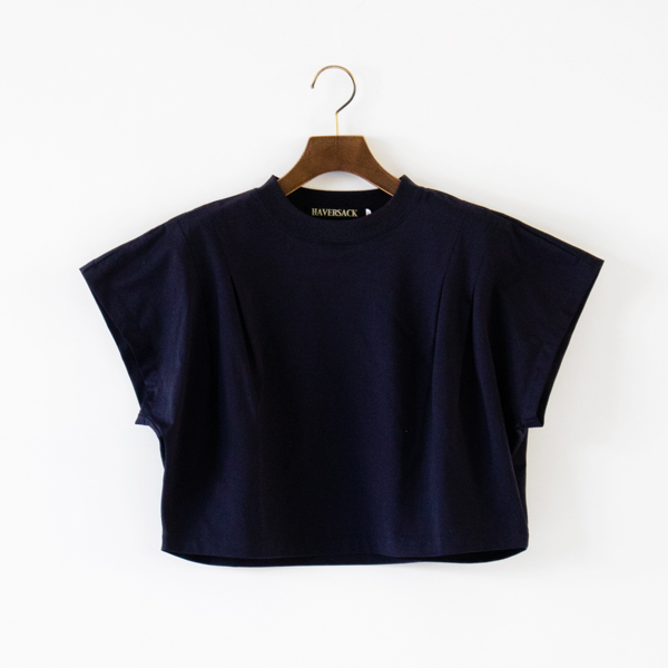 ウルティマ天竺 ドルマンクルーTシャツ(NAVY)