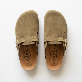 スエードコルクソールクロッグ KHAKI スエードコルクソールクロッグ KHAKI