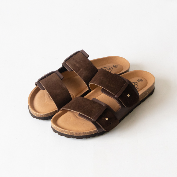 スエードコルクソールサンダル MARRON