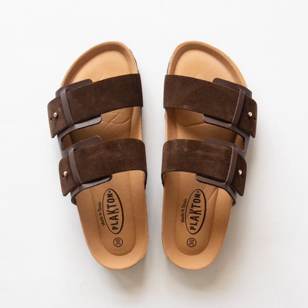 スエードコルクソールサンダル MARRON