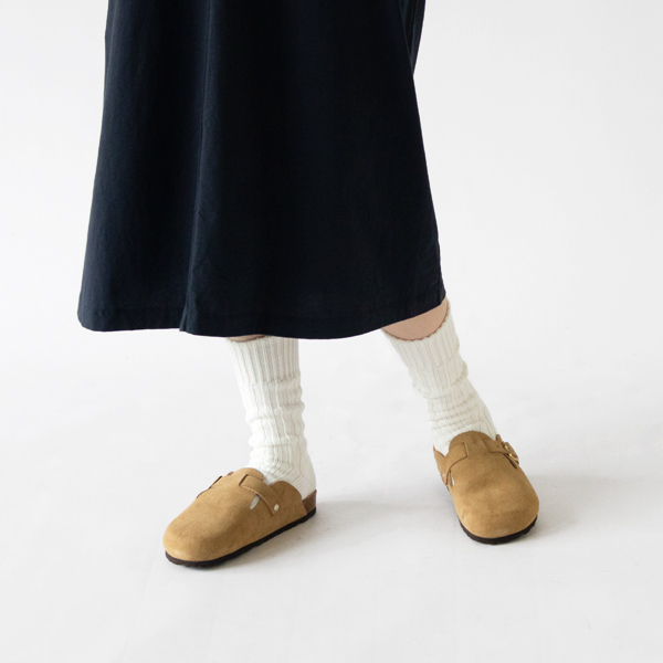 スエードコルクソールクロッグ BEIGE