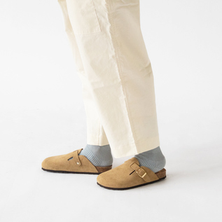 スエードコルクソールクロッグ BEIGE スエードコルクソールクロッグ BEIGE