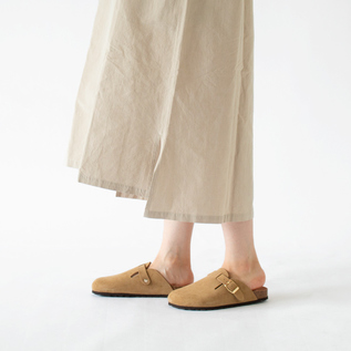 スエードコルクソールクロッグ BEIGE スエードコルクソールクロッグ BEIGE
