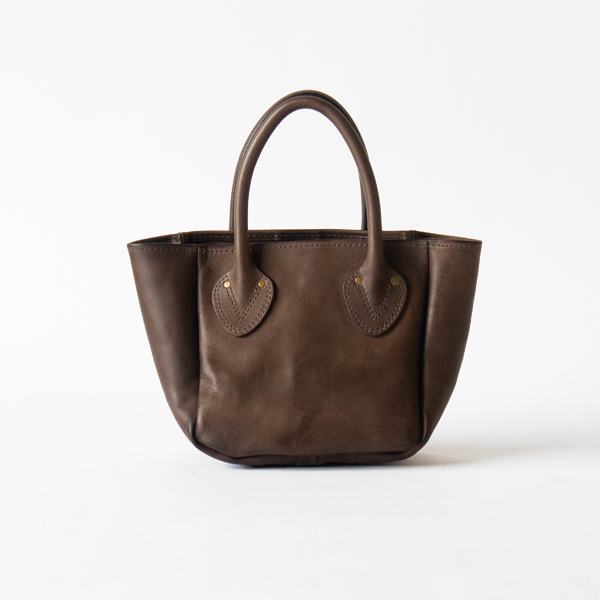 トートバッグ LEATHER OLD TOTE BAG SMALL(GRAY)