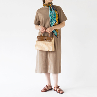 オーガニックコットン微強撚天竺 ロングワンピース／ZUTTO（ズット