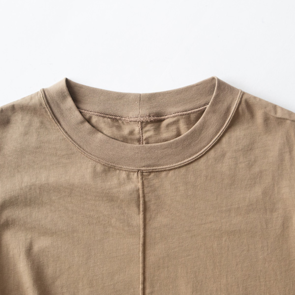 シンプルなクルーネック(BEIGE)