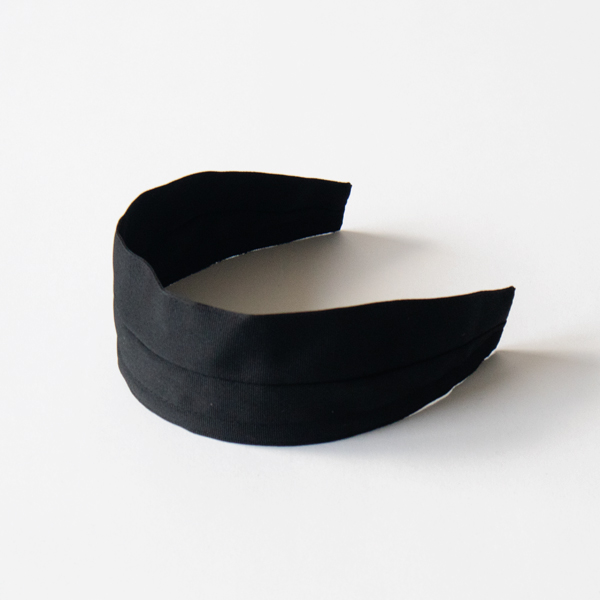 グログランカチューシャ GG01X(BLACK)