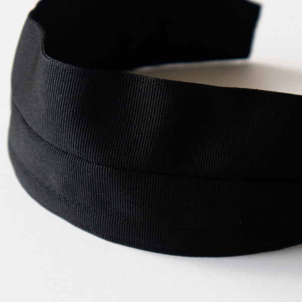 グログランカチューシャ GG01X(BLACK)