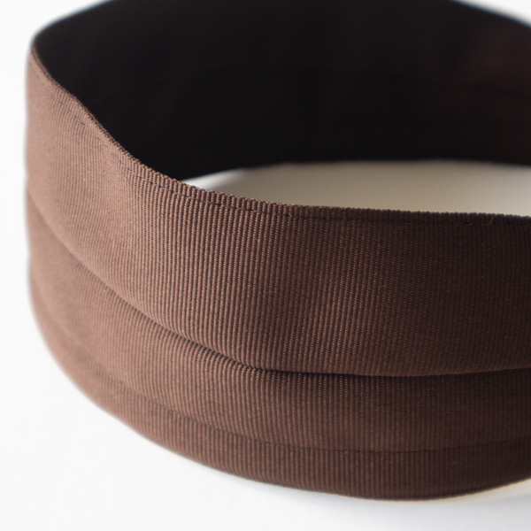 グログランカチューシャ GG01X(BROWN)
