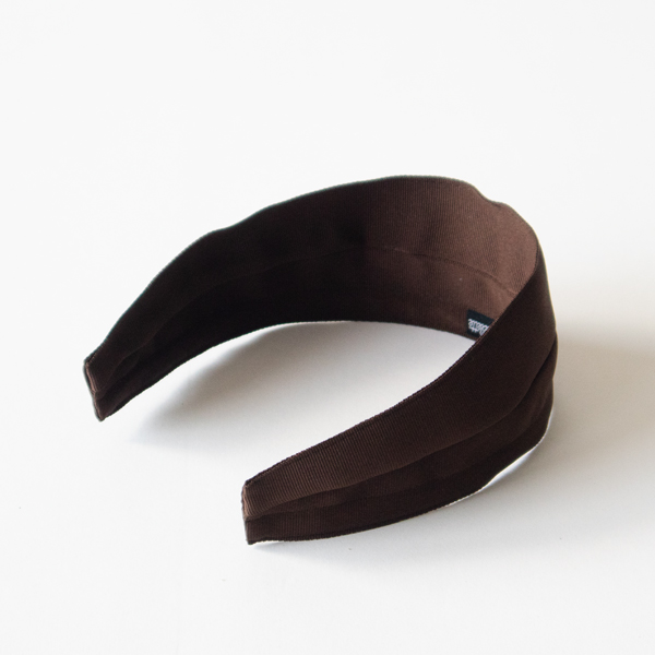 グログランカチューシャ GG01X(BROWN)