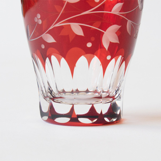 江戸切子 南天文様 ミニオールド ペア／硝子工房 彩鳳｜愛着を持って