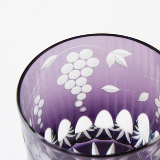 江戸切子 葡萄文様 オールド ペア／硝子工房 彩鳳｜愛着を持って