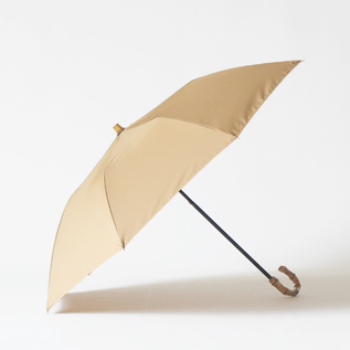 晴雨兼用折りたたみ傘　バンブーハンドル