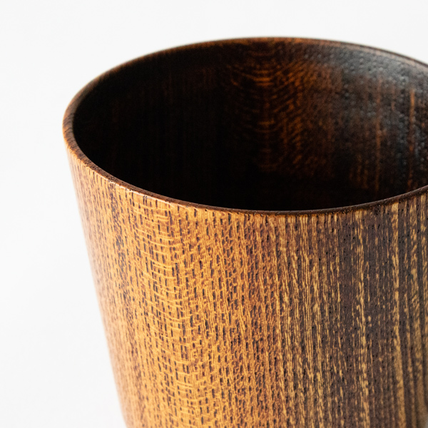 木目が見える拭き漆