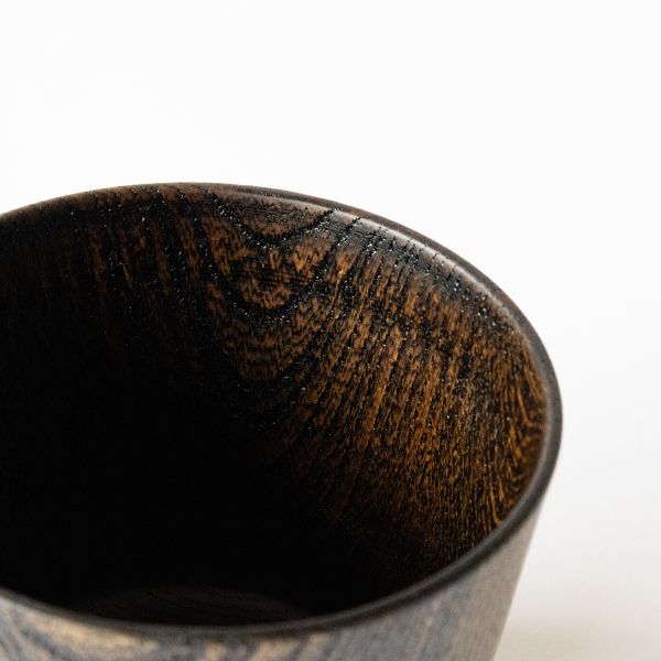 木目が見える拭き漆