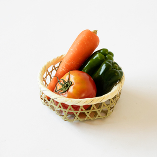 竹細工　カゴ　3点セット 真竹六ツ目カゴ3個セット／日本の竹細工｜愛着を持ってずっと使いたい