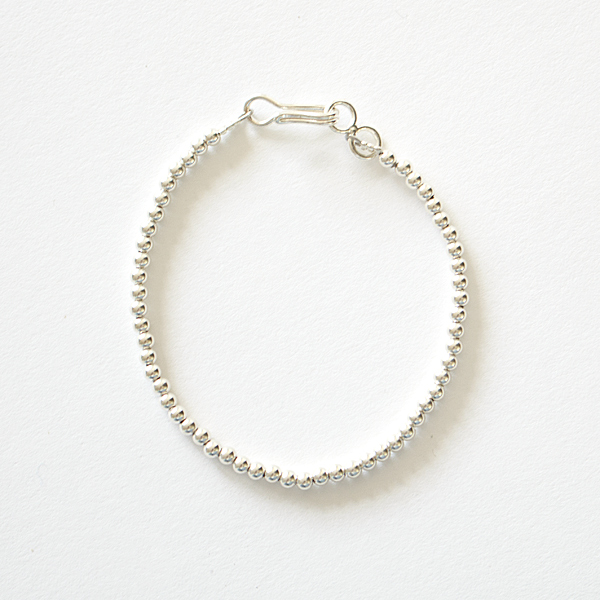 ナバホパールブレスレット(3mm/SHINY)