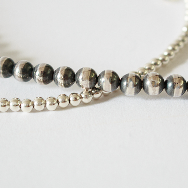 3mm/SHINYと5mm/OXIDIZEDの太さの違い