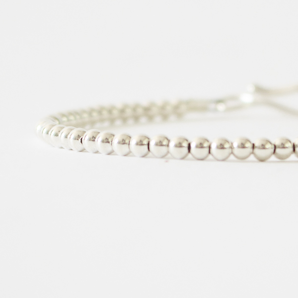 ナバホパールブレスレット(3mm/SHINY)