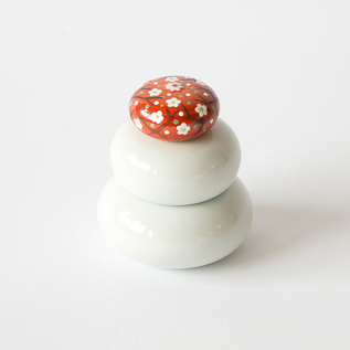 【原】上出長右衛門窯 九谷焼 お正月飾り(鏡餅) 受発注】鏡餅 お鏡 ※12月上旬発送予定／上出長右衛門窯（かみでちょう