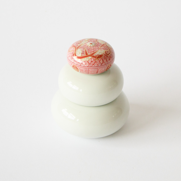 鏡餅 お鏡(赤絵雲龍文) 鏡餅 お鏡(赤絵雲龍文)