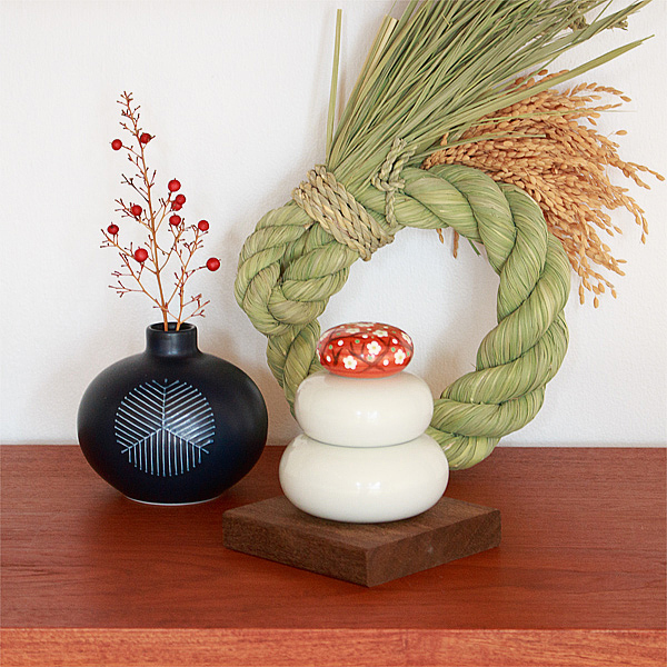 上出長右衛門窯の鏡餅と一緒に(円満(小)) 上出長右衛門窯の鏡餅と一緒に(円満(小))