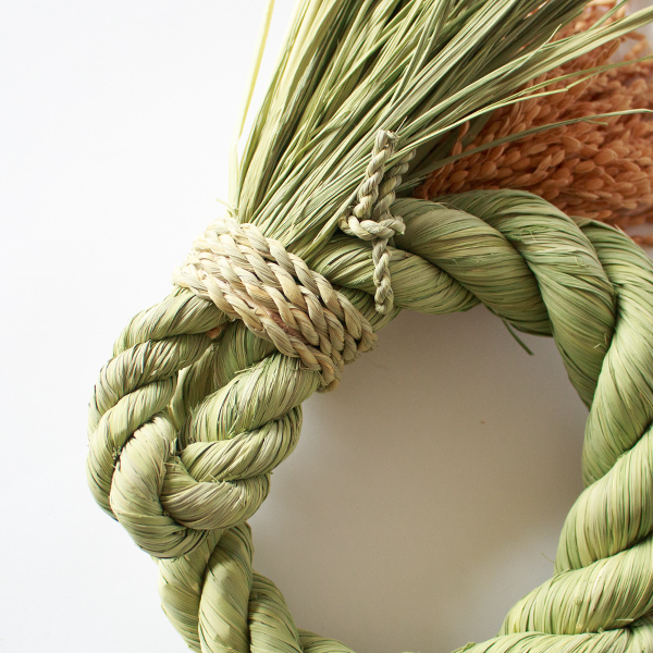 長野の職人が一つ一つ手作りする藁の本格しめ飾り(円満(小)) 長野の職人が一つ一つ手作りする藁の本格しめ飾り(円満(小))