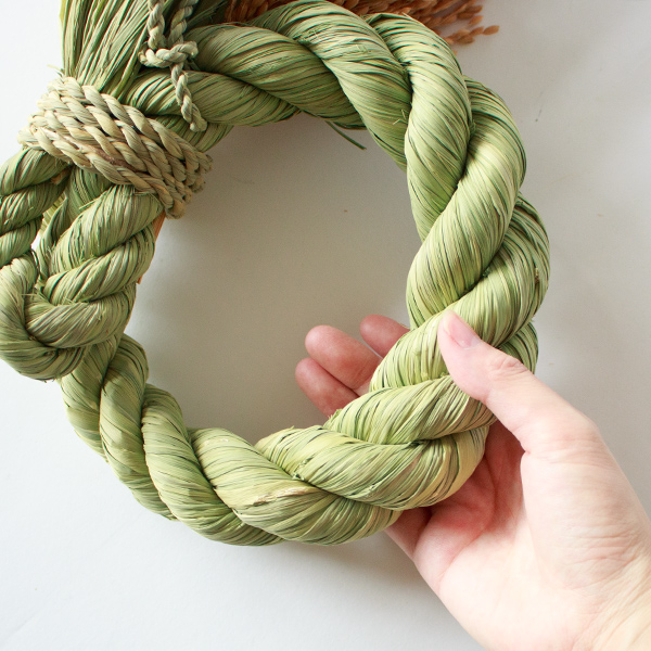 長野の職人が一つ一つ手作りする藁の本格しめ飾り(円満(小)) 長野の職人が一つ一つ手作りする藁の本格しめ飾り(円満(小))