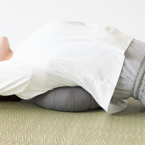 ストレッチにも最適(カバーを取り外した状態、取り扱いのないカラーです)