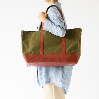 fabricaトートL 0001 khaki／6SHiKi（ロクシキ）｜愛着を持ってずっと
