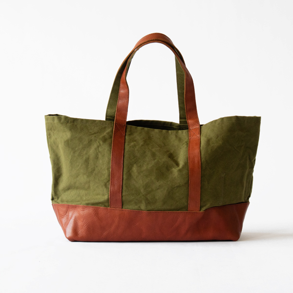fabricaトートL　0001　khaki