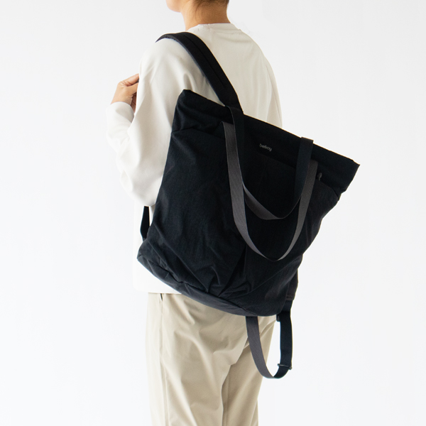 トートバッグとバックパックの2WAY(Black・身長160cm)