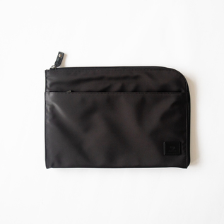 NYLON TWILL CLUTCH BAG