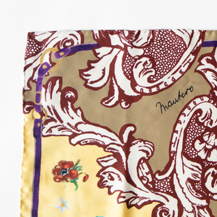 MANTERO シルクスカーフ(68×68)／MANTERO（マンテロ）｜愛着を持って