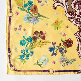 MANTERO シルクスカーフ(68×68)／MANTERO（マンテロ）｜愛着を持って