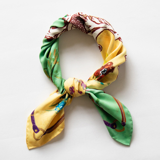 MANTERO COLLECTION マンテロ シルク スカーフ フルーツ柄 MANTERO シルクスカーフ(68×68)／MANTERO（マンテロ）｜愛着を