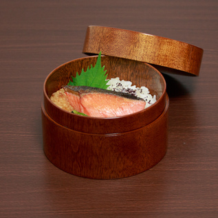 お弁当箱 ミズメ桜(漆茶) お弁当箱 ミズメ桜(漆茶)