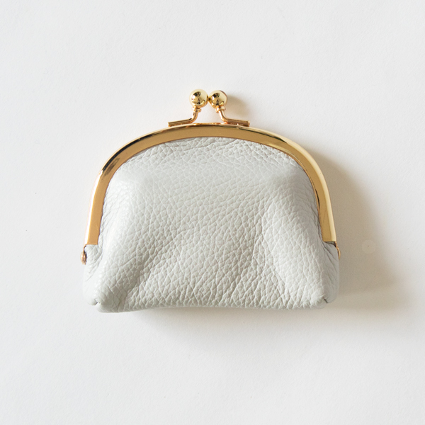 【別注】ガマグチ ジュエリーポーチ(PALE GRAY)