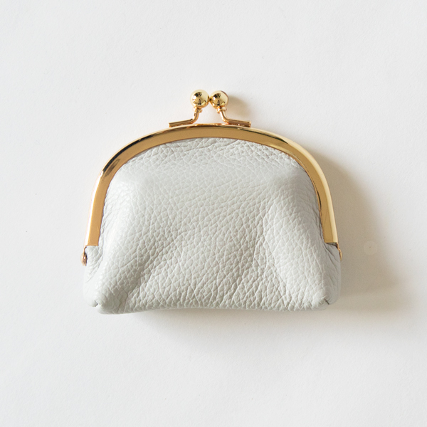 【別注】ガマグチ ジュエリーポーチ(PALE GRAY)