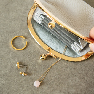 ピアス、ネックレス、ブレスレットなど複数種類を入れて(PALE GRAY) ピアス、ネックレス、ブレスレットなど複数種類を入れて(PALE GRAY)